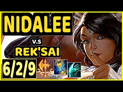 SEVENARMY (NIDALEE) vs REK'SAI - 6/2/9 KDA JUNGLE GAMEPLAY - EUW Ranked MASTER