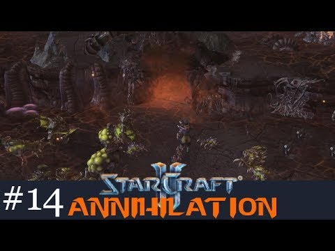 Hinein in die Höhlen! - Let's Play Starcraft 2: Annihilation #14 [Deutsch | German]
