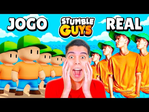 I TRANSFORMED STUMBLE GUYS INTO REAL LIFE!