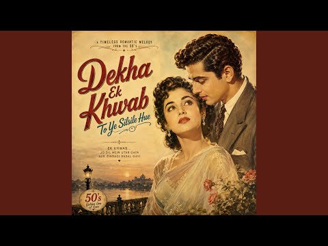 Dekha Ek Khwab To Ye Silsile Hue romantic song 50s