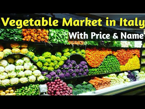 European Vegetables Name & Price/Vegetable market in Italy/Exotic Vegetable/exotic vegetables name