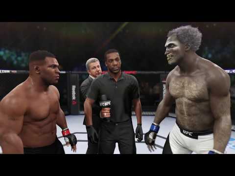 Mike Tyson vs. Cragmoor Zombie - EA Sports UFC 2 - Crazy UFC 👊🤪