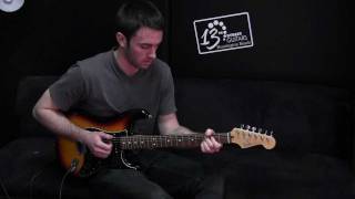 Video thumbnail for Quick Strat Demo with Dimarzio Area 67 58 and 61 by 13th Street Guitars