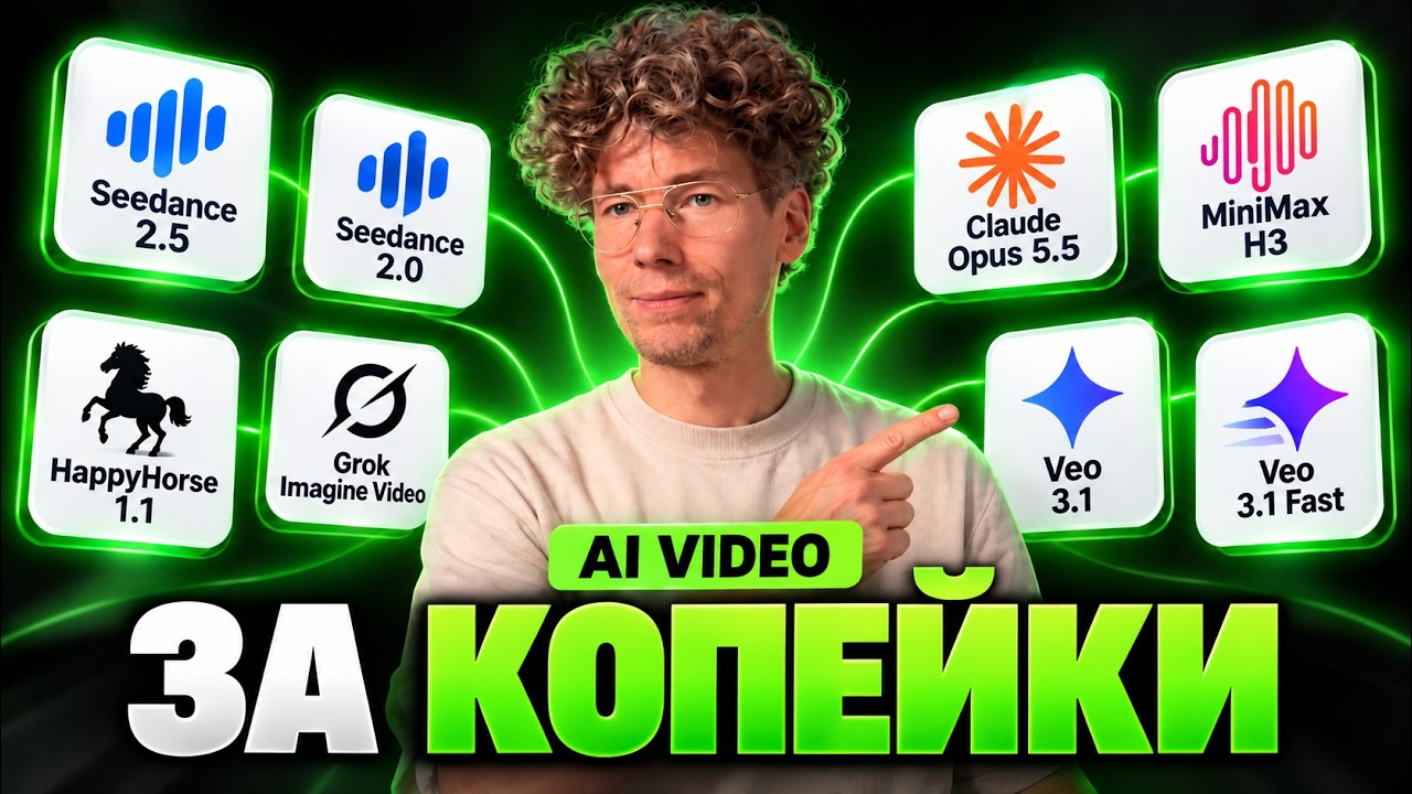 Как создать AI-видео за копейки? AI аватары и модели, реклама, рилсы и ИИ сериал?
