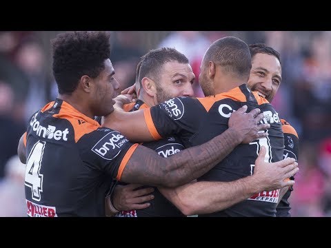 NRL Highlights: St George Illawarra Dragons v Wests Tigers - Round 18