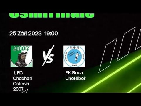 Futsal SFČR Osmifinále Poháru 2023 -  1.FC Chachaři Ostrava 2007 vs FK Boca Chotěboř - LIVE 18:50