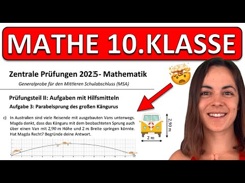 🚀🚀🚀 ABSCHLUSSPRÜFUNG 2026 Realschule Mathe | ZP 10 Generalprobe | Parabeln, Funktionen