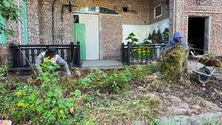 Clearing the sidewalks & clearing out the abandoned building - Shining transformation