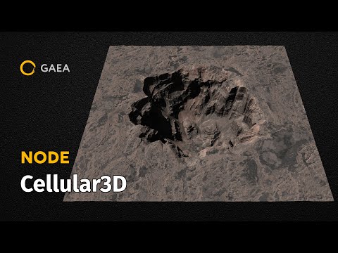 Gaea Node: Cellular3D