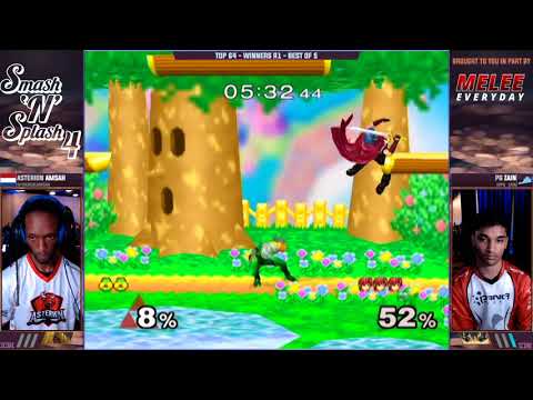 Smash'N'Splash 4 TOP 64 WINNERS - AST | Amsah (Sheik) vs PG | Zain (Ganondorf)