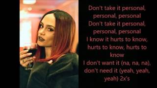 Kehlani - Personal (lyrics)