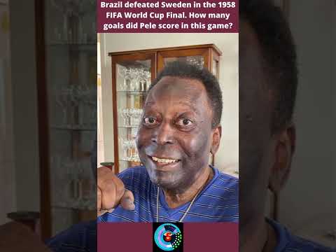 Brazil defeated Sweden in the 1958 FIFA World Cup Final  How many goals did Pele score in this gam