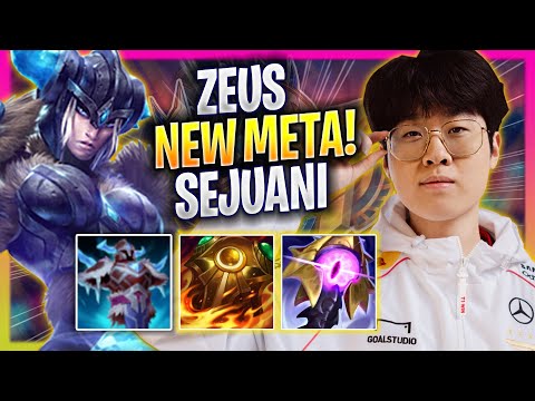 ZEUS TRIES NEW META SEJUANI TOP! - T1 Zeus Plays Sejuani TOP vs Jax! | Bootcamp 2024