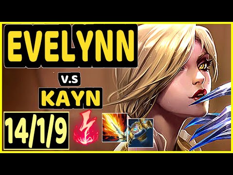 SELFMADE (EVELYNN) vs KAYN - 14/1/9 KDA JUNGLE CHALLENGER GAMEPLAY - EUW