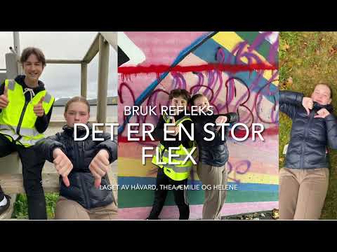 «Refleksvest». - Kolvereid skole – 10. trinn Håvard, Helene og Emilie // Trøndelag