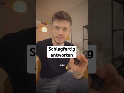 Schlagfertig antworten: Mit dieser Taktik klappt es einfach