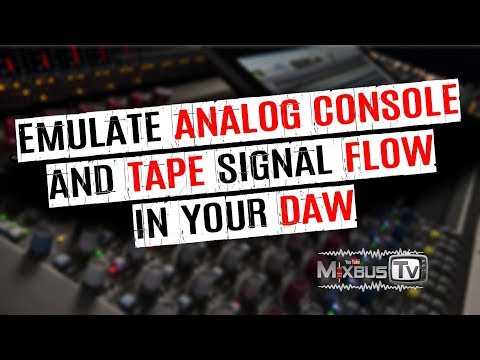 Emulate Full Analog Console & Tape with plugins (step by step)