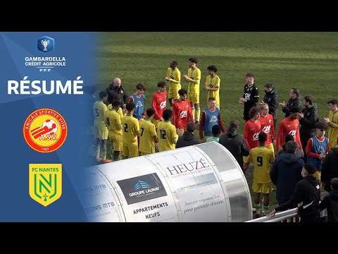 16es I L'AS Vitré la tête haute face au FC Nantes (0-3) I Coupe Gambardella-CA 2021-2022