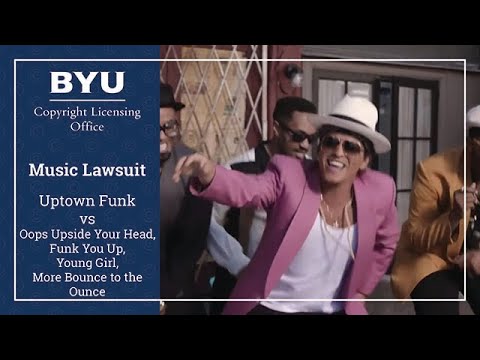 Uptown Funk Lawsuits Comparison