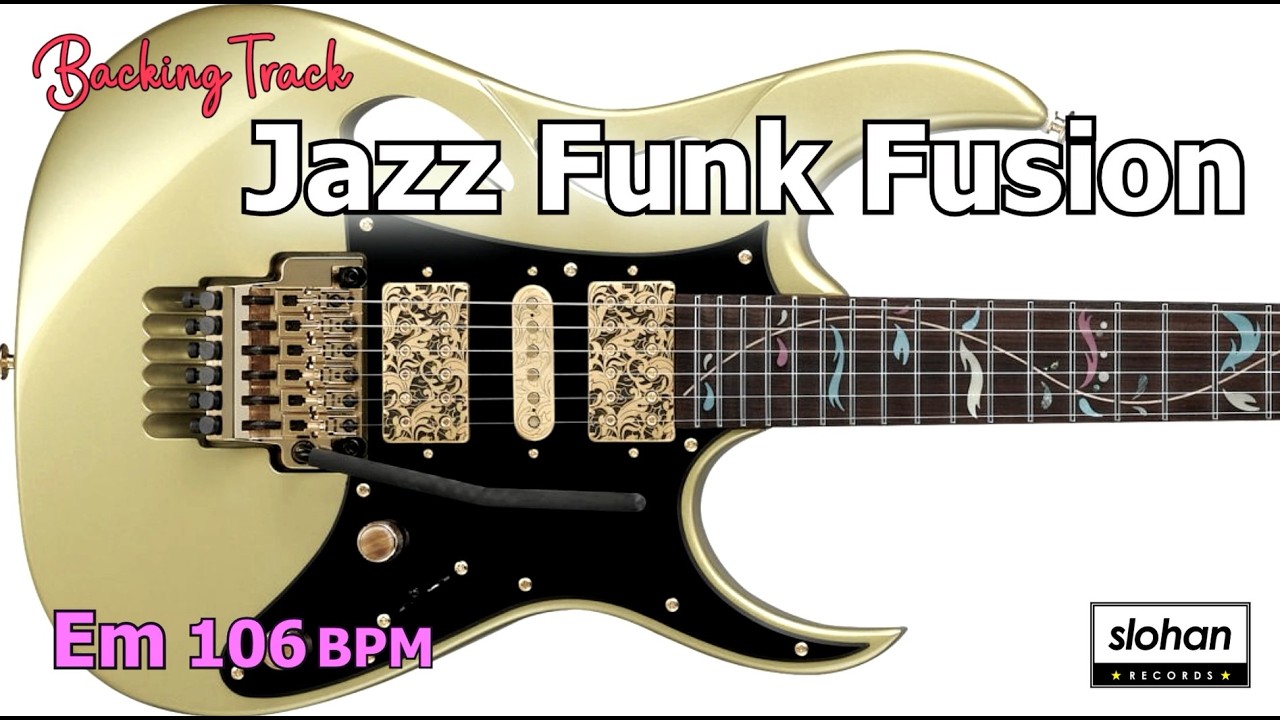 Jazz Funk Fusion ／Backing Track (Em 106 BPM)