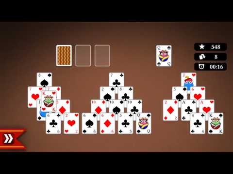 Pyramid Solitaire Video