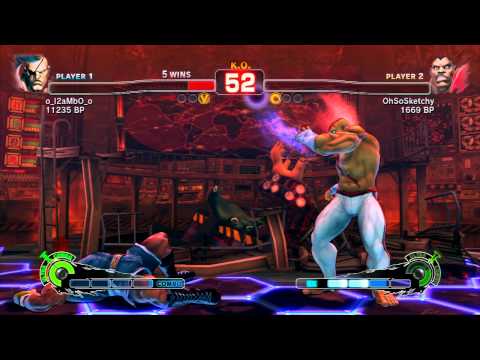 SUPER STREET FIGHTER 4: Sagat vs Balrog