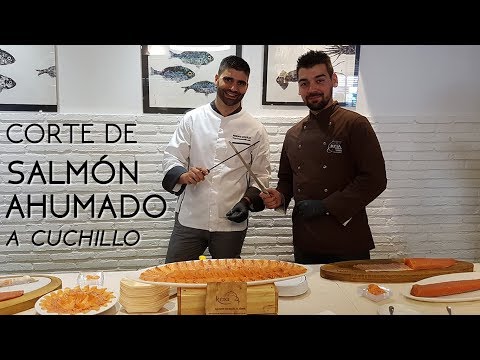 Evento corte de salmón. Latxaska Etxea (Madrid)