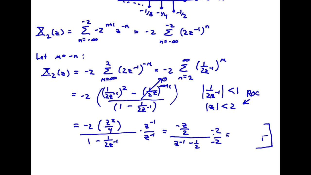 z transform examples (with improved audio)