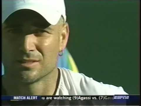 Gaudio vs Agassi 2005 Miami (partial match)