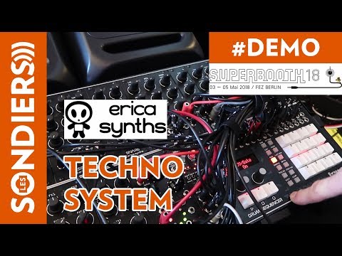 [SUPERBOOTH 2018] ERICA SYNTHS Techno Industrial Drums System