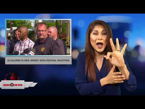 22 injured in New Jersey arts festival shooting (ASL - 6.17.18)