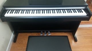 Video thumbnail for Yamaha Arius YDP-142 Digital Piano Unboxing and Review by DIY_Shoppersnet