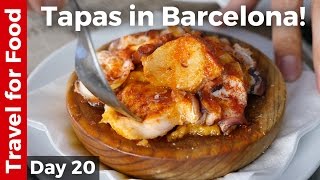Flying on Lufthansa and First Tapas in Barcelona! - YouTube