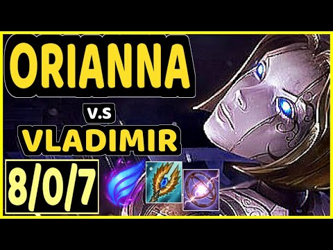 MAGIFELIX (ORIANNA) vs VLADIMIR - 8/0/7 KDA MID CHALLENGER GAMEPLAY - EUW
