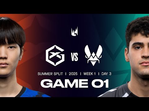GX v VIT | 2025 LEC Summer | Week 1 Day 3 | GIANTX vs. Team Vitality Game 1