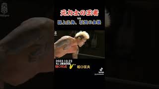 路上出身、総合格闘技からプロレスへ転身。親は有名レスラーで弟は国民的俳優。対元力士の王者。