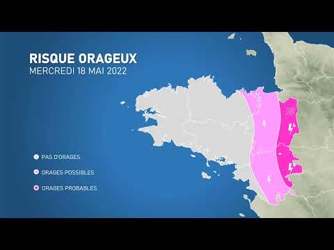 Illustration de l'actualité Nouveaux violents orages pour l'est de la région mercredi