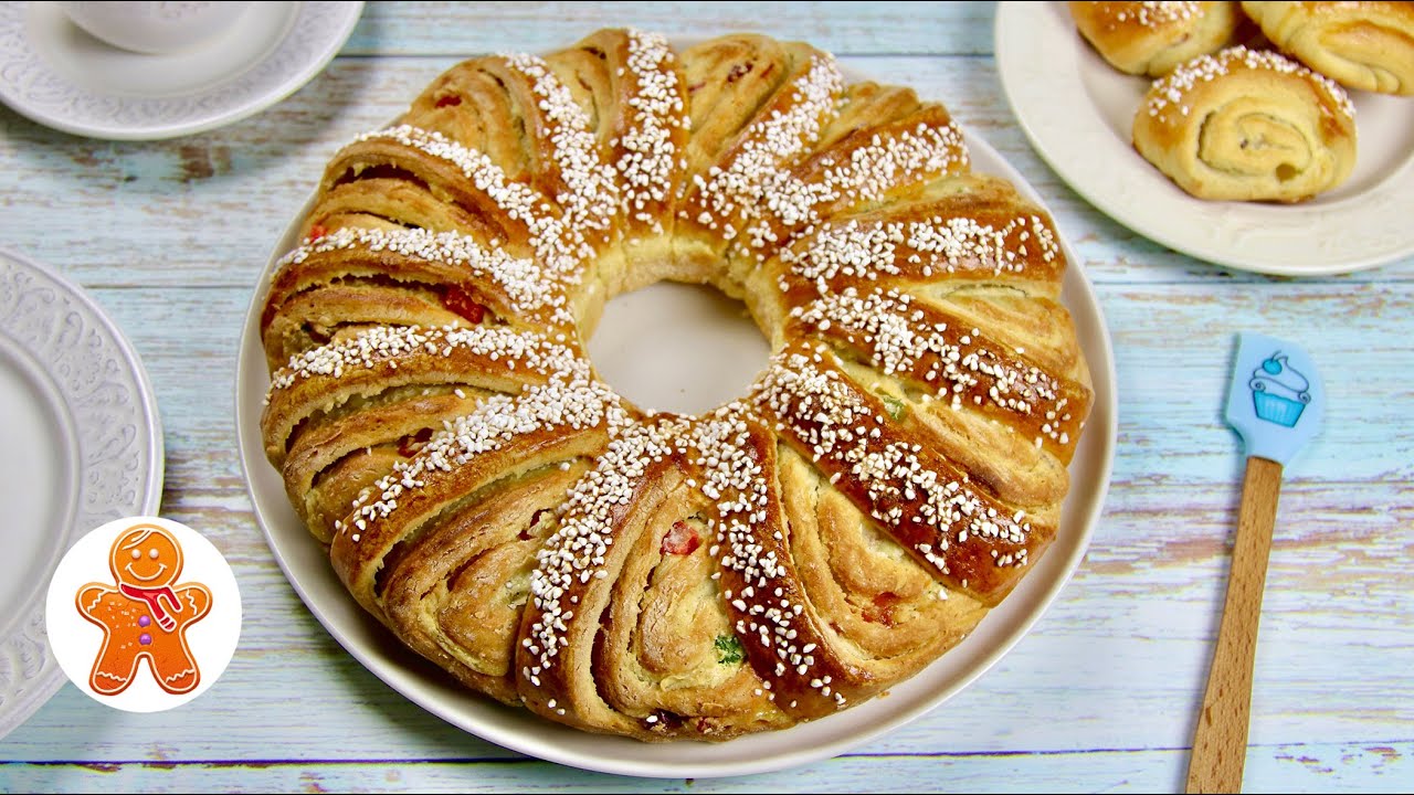 Праздничный Пирог с Кремом и Цукатами