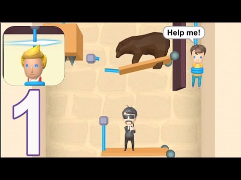 Rescue Cut Rope Puzzle - Gameplay Walkthrough Part 1 - Levels 5 - 50(iOS, Android)
