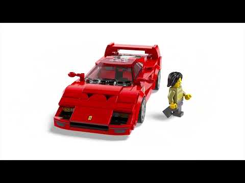 thumbnail video image 2 of Set LEGO Speed Champions Supercoche Ferrari F40 76934, 2 of 5