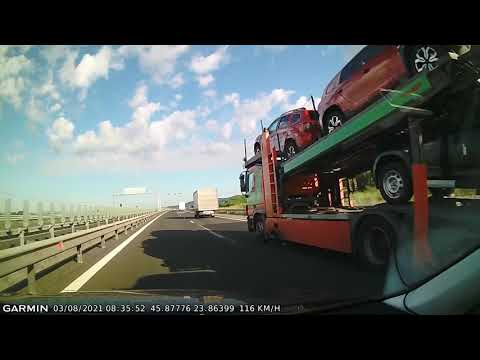 DRIVE #1599: Sibiu-Sebeş (Romania) (timelapse 4x) *Read Description*