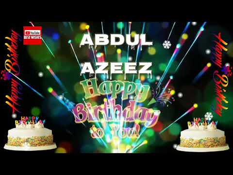 Happy Birthday Abdul Azeez _||_Best_Wishes_||