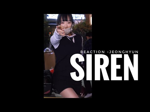 181013/ 리액션 크루 [정현] 'SIREN' 직캠 /홍대버스킹ㅣReactionCrew5 busking Jeonghyun fancam