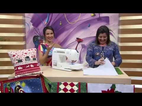 Mulher.com - 07/10/2016 - Almofada de natal porta controle - Maura Castro  PT1