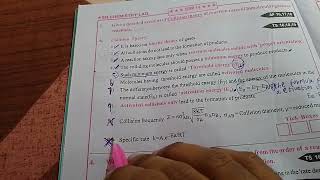 ap/ts inter 2nd year chemistry collision theory and molecularity of reaction questions trick