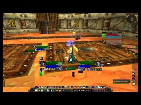 Disc priest Aff lock vs Prot warrior Unholy DK 2v2 Arena