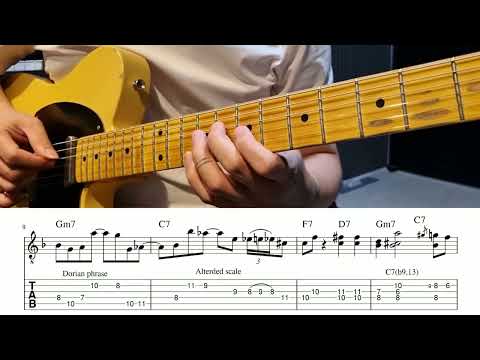 쉽게 배우는 Jazz blues guitar lesson 4