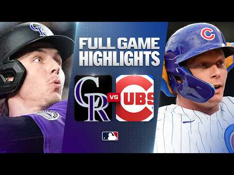 시카고컵스 VS 콜로라도 2:5 MLB 하이라이트