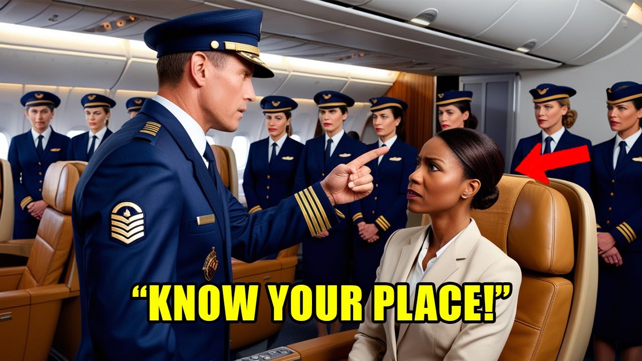Arrogant Pilot Humiliates Black Woman in First Class—Seconds Later, His Career Is Over