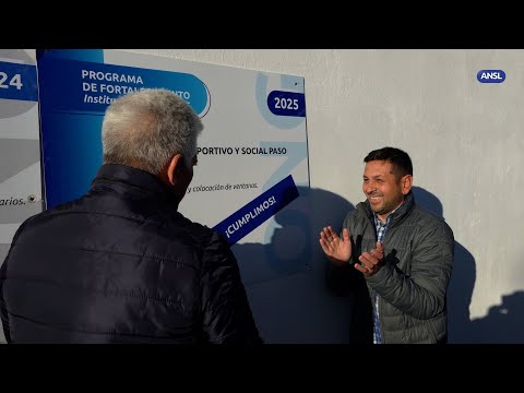 Matías Garraza, presidente del Club Paso Grande